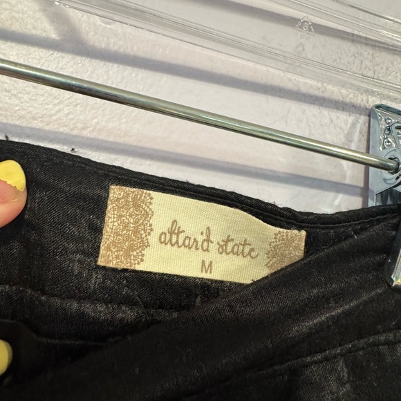 NWT black Altar’d State satin skort - Picture 4 of 5